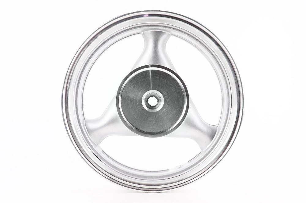 Диск задній литий MT3,50x13 Z19 для 4Т (бараб. гальм., d-130мм) "3 промені" сірий Киев - изображение 3