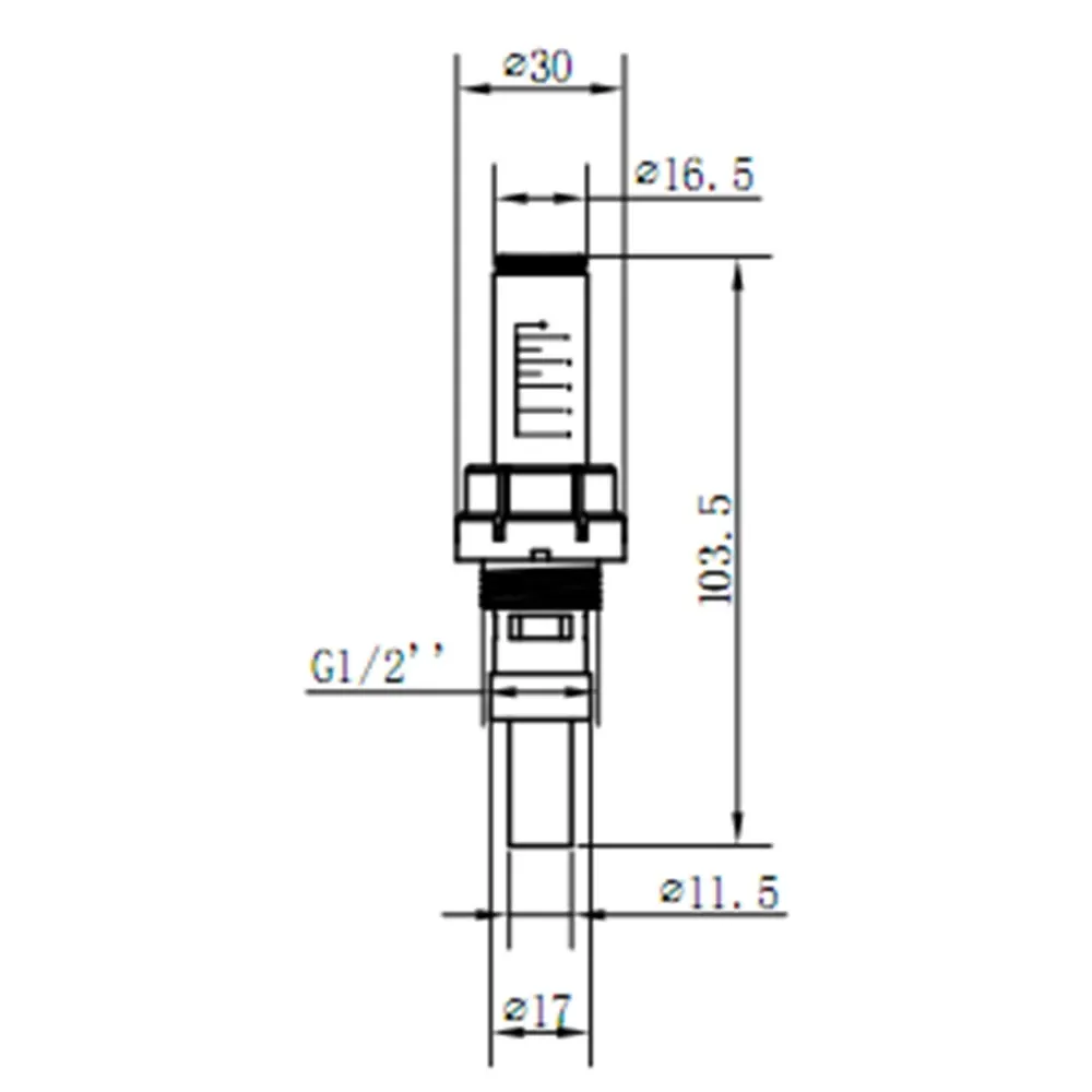 Витрата Thermo Alliance Standart 1/2" для колектора SFE008 Київ - фото 4