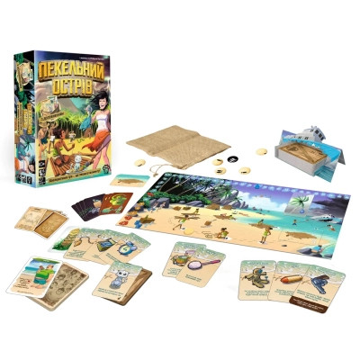 Настільна гра WoodCat Пекельний острів + 3 доповнення (Hellapagos: Bigbox) (укр.) (235598) Вінниця - фото 8