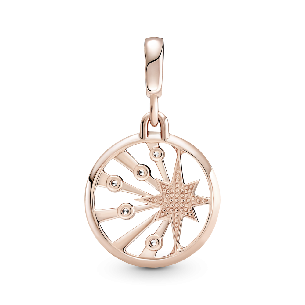 Срібний шарм Медальйон "Промені життя"для браслетів Пандора Мі MasterSem Київ - фото 2