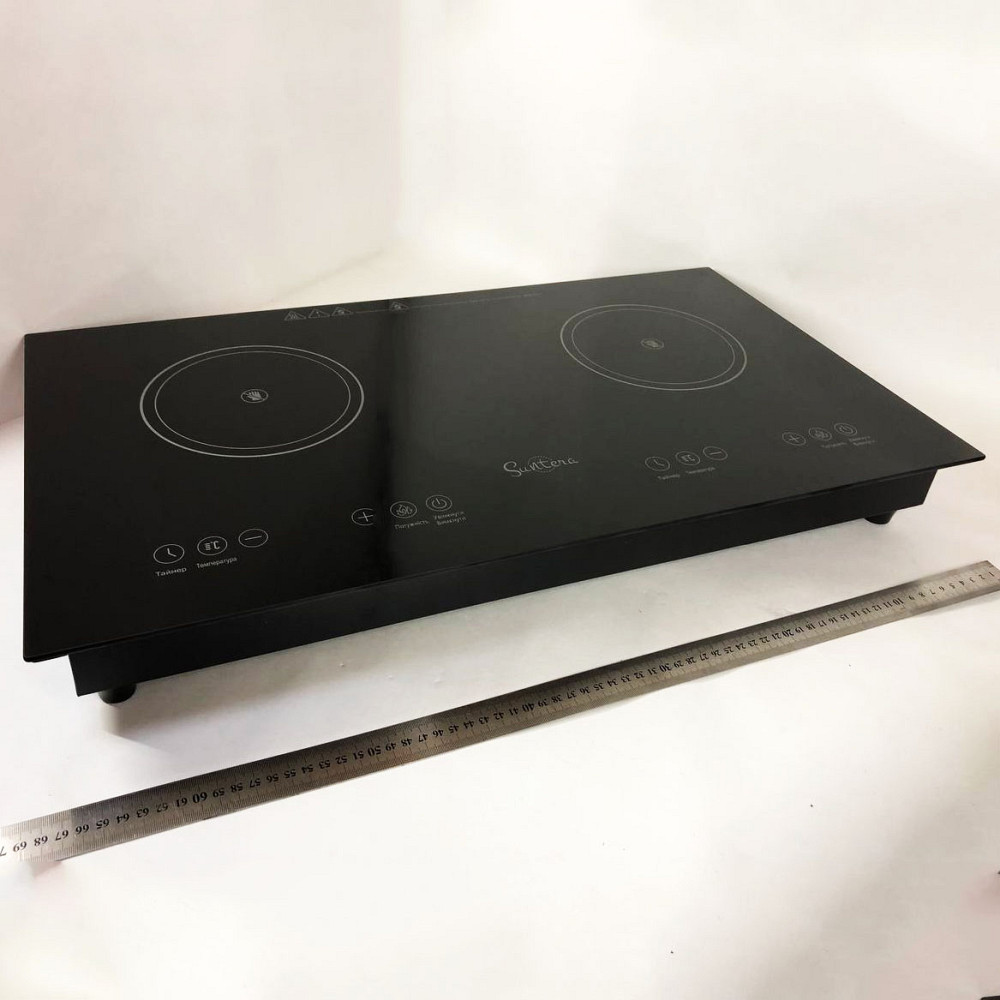 Настольная индукционная электрическая плита для кухни Suntera, Качественная настольная электроплита MW-19 Львов - изображение 4