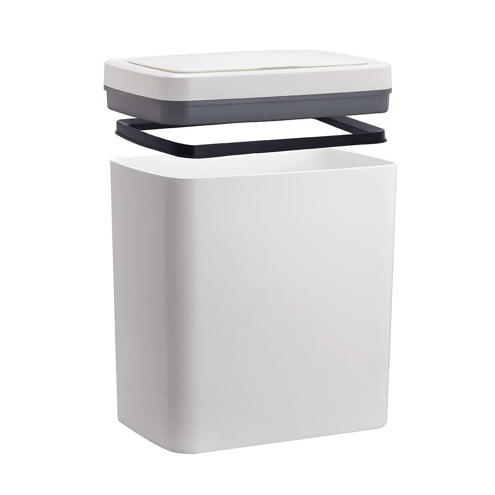 Сенсорне прямокутне сміттєве відро Mixxus WAVE-TC0110, біле, 10 л (MI7073) Харків - фото 14