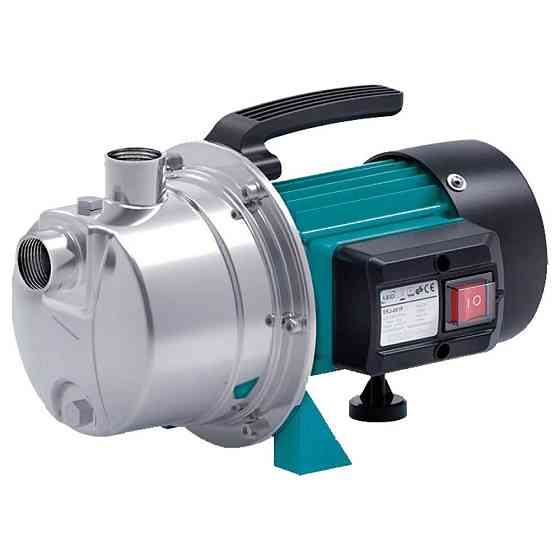 Насос центробежный самовсасывающий 1.2КВт Hmax 48м Qmax 80л/мин нерж LEO EKJ-1202S (775314) Ровно