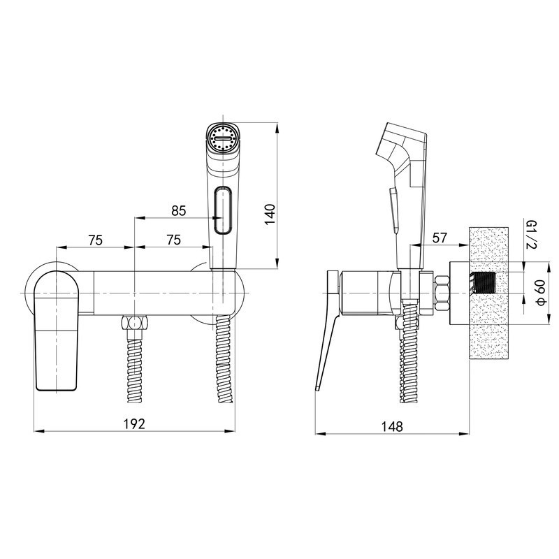 Змішувач для гігієнічного душу Mixxus Premium Degas 024   ( 11870 ) Харків - фото 4