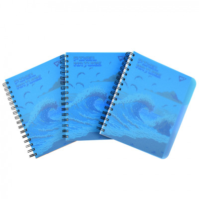 Блокнот Yes А5 Pixel nature 144 листа пластиковая обложка (681974) Винница - изображение 2