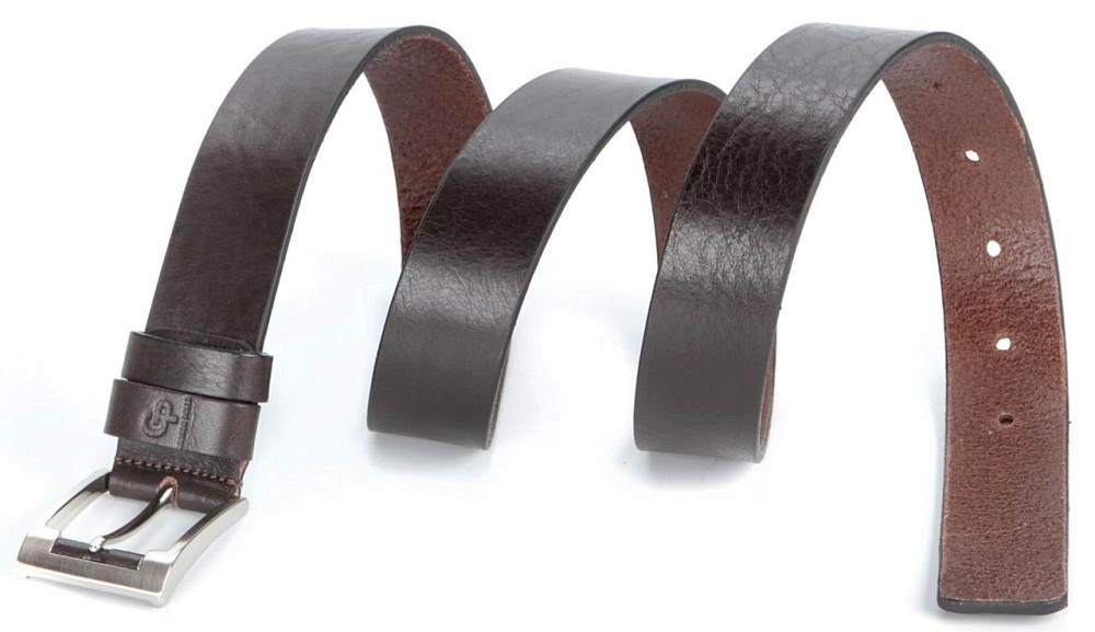 Мужской элитный кожаный ремень GRANDE PELLE 00776 Коричневый Киев - изображение 1