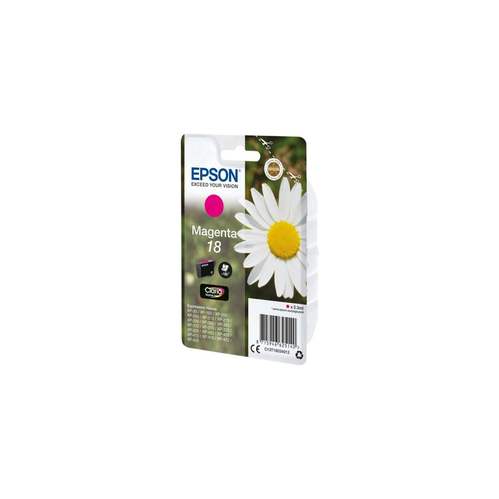 Картридж чорнильний Epson T180340 C13T18034012 маджента Claria Home для принтерів водна основа водостійкий Київ - фото 4
