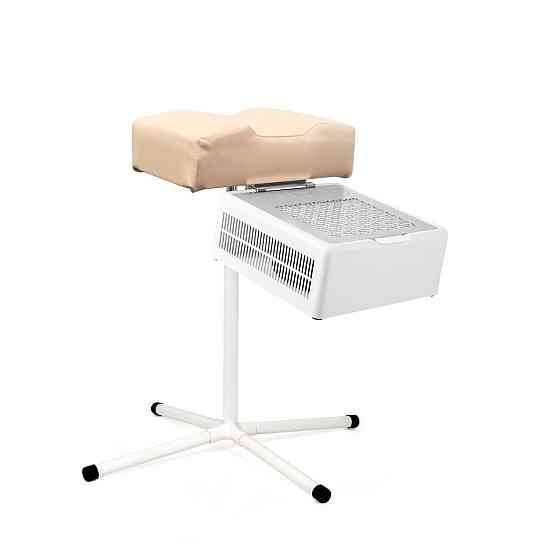 Педикюрная подставка для настольных вытяжек Teri с бежевым верхом Киев