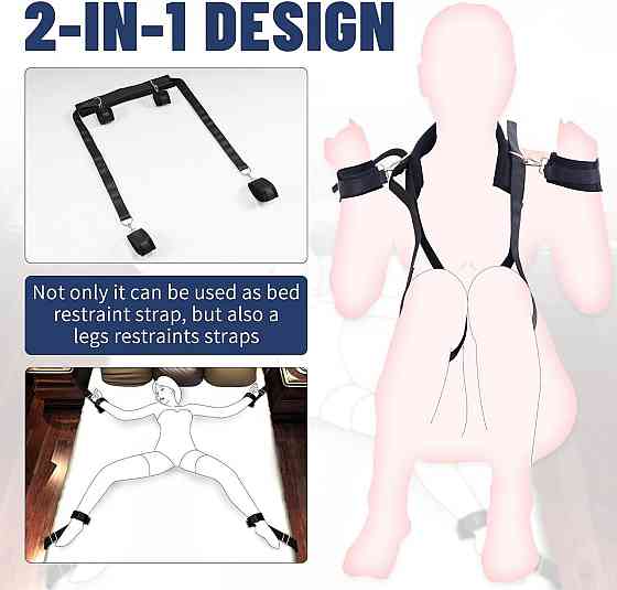 БДСМ-набір LOCKINK YEAHWOW Bed Restraint set Sex Aura Київ