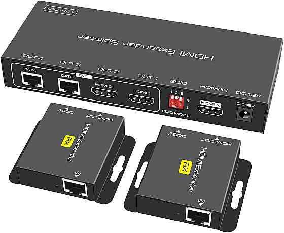 Сплітер HDMI-екстендер VPFET 1×2 Over Ethernet Луцьк