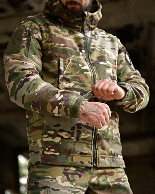 Демисезонный тактический костюм на флисе OMEGA мультикам НП4881 Одесса - изображение 6