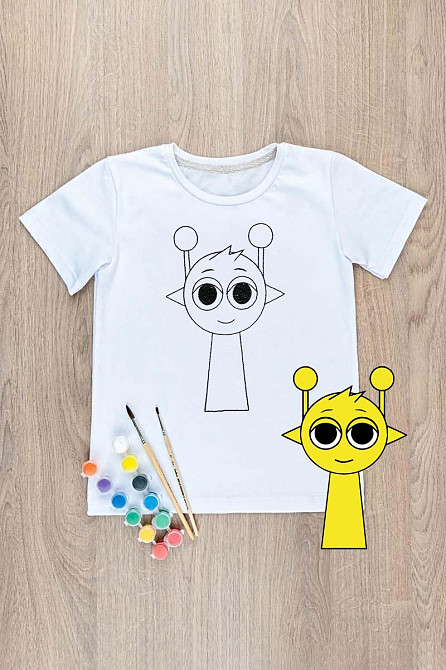 Футболка-розмальовка дитяча Спрункі Саймон Юрма одяг Київ - фото 2