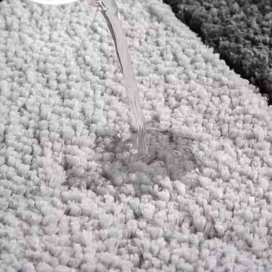 Коврик для ванной и душа коврик для ног в ванную комнату,микрофибра,атискользящий 50х80 см,серые волны Кам'янець-Подільський