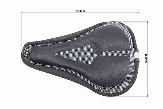 Чохол на сидіння, з м'якою поролоновою вставкою, чорно-сірий Київ