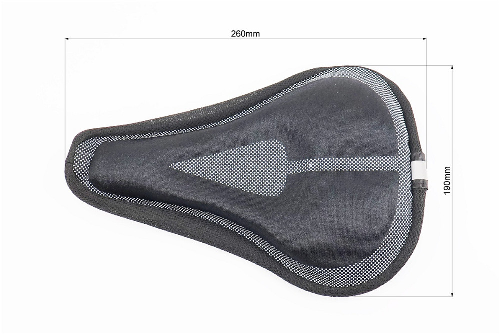 Чохол на сидіння, з м'якою поролоновою вставкою, чорно-сірий Київ - фото 3