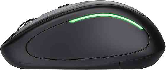 Мышь Trust Yvi FX черная беспроводная USB 2.4GHz оптическая 800/1600 DPI компактная с подсветкой для ноутбука Киев