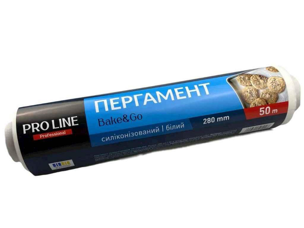Пергамент для випікання 50м Білий 28см силікон ТМ ProLine Київ - фото 1