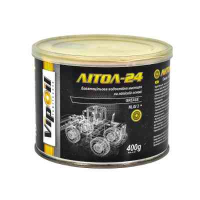 Мастило автомобільне VIPOIL VipOil Літол-24, 0,4 kg (x24) (0162875) Вінниця