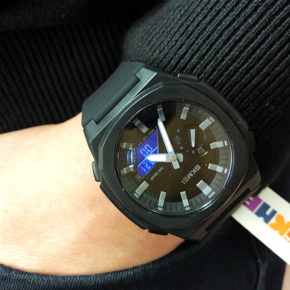 Мужские часы с шикарным внешним видом SKMEI 2091BKGYBK Часы на руку для мужчины XQ-31 Львов - изображение 12