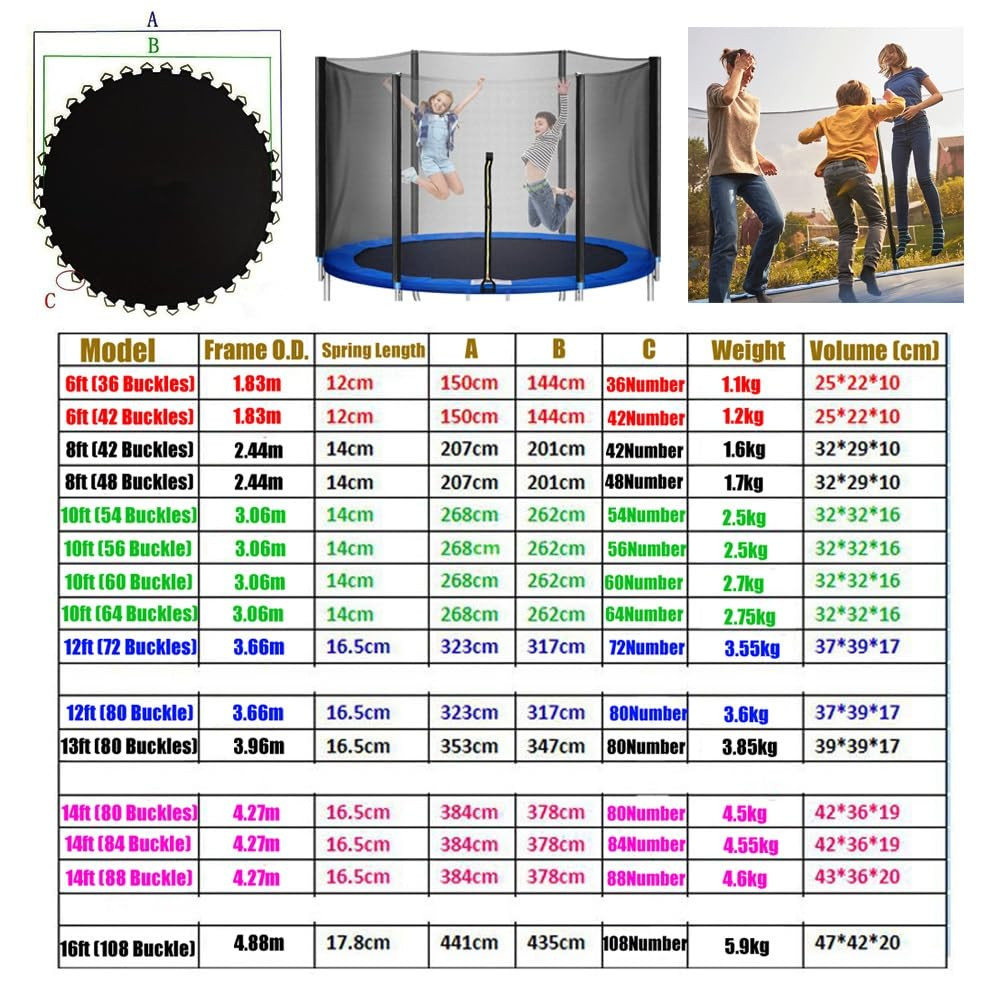 Стрибкове полотно (мат) для батута Ultrapower Sports 12 FT (3.66 м) Луцьк - фото 3