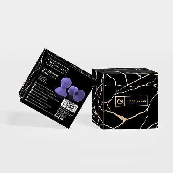 Присоски для сосків Liebe Seele Nipple Suckers Purple, силікон Sex Aura Київ