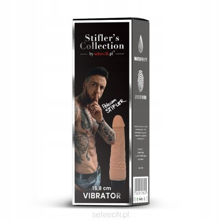 Вибратор реалистичный Stiflers Collection бежевый, 15.8 х 4.5 см Sex Aura Киев - изображение 6