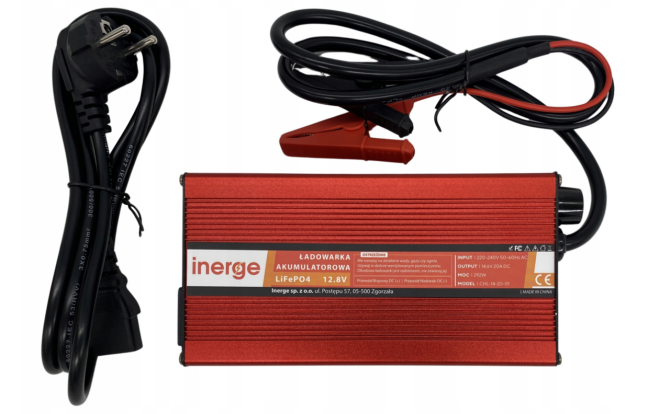 Зарядний пристрій для аккумулятора INERGE LiFePO4 20A 12.8V (CHL-14-20-01) Київ - фото 2
