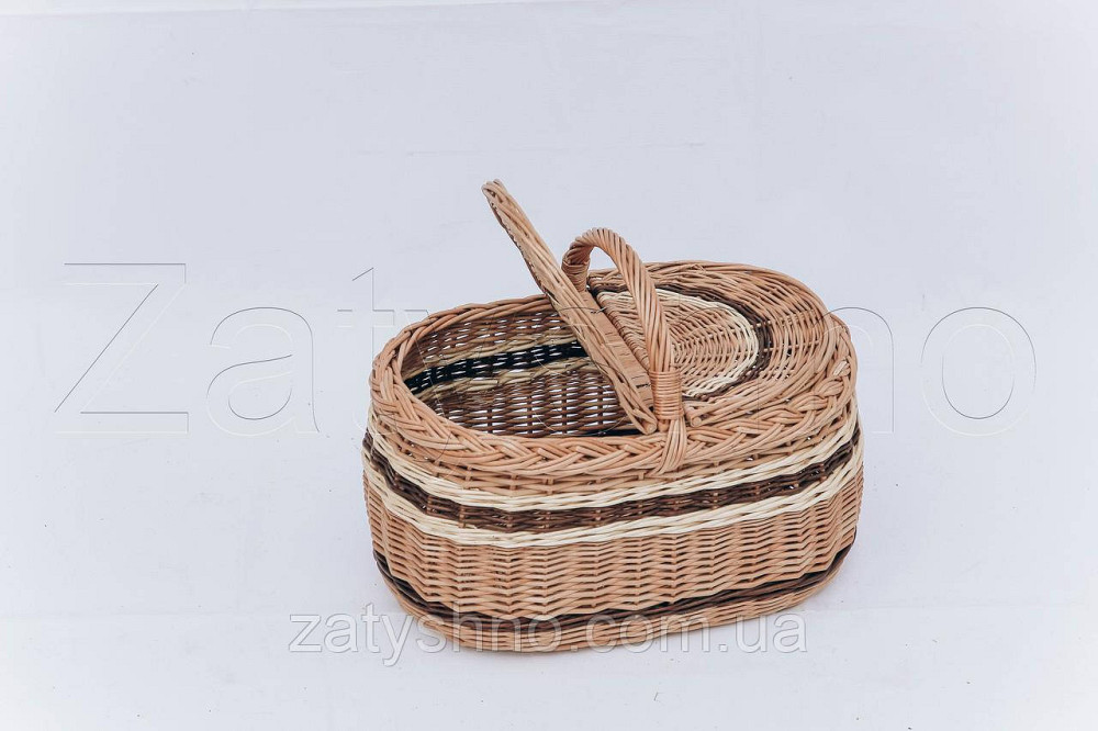 Плетеная корзина из лозы  | корзини з лози декоративні | корзина из лозы Киев - изображение 3