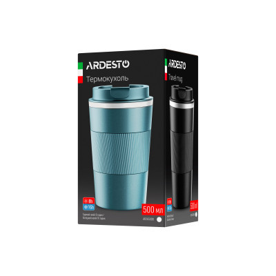 Термокружка Ardesto Urban 500 мл Зелена (AR2650GT) Вінниця - фото 9