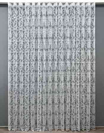 Тюль VR-Textil 1983т Жакард Білий 400х270 см (42-1007) Київ