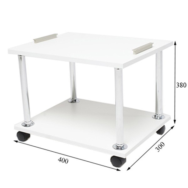 Коляска косметологическая на 2 полки с ручками Киев - изображение 2