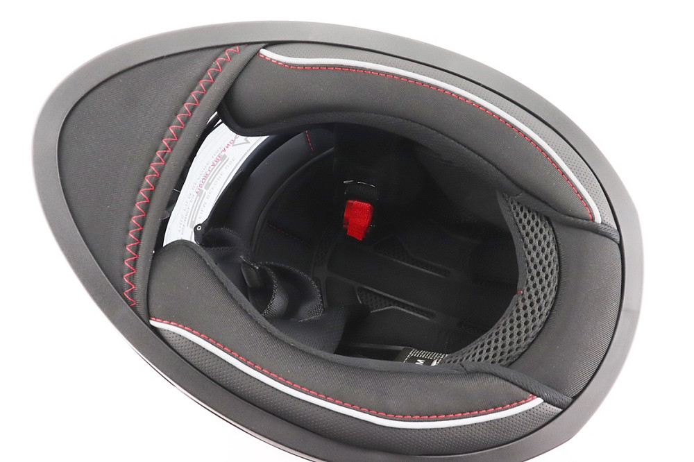 Шолом інтеграл, закритий (сертифікація DOT)+відкидні окуляри BLD-M67 L (59-60см), ЧОРНИЙ глянець Киев - изображение 7