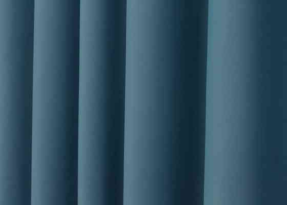 Шторна тканина блекаут, колекція "Midnight" колір синій 1675ш Київ