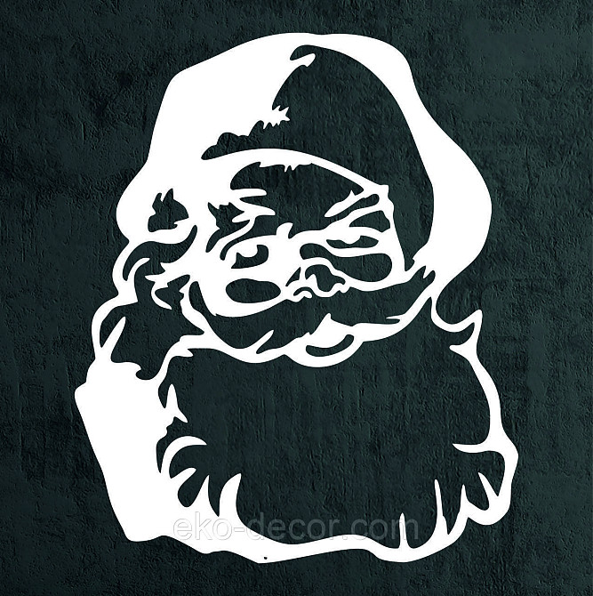 Декоративне настінне Панно «Дід Мороз», Декор на стену Київ - фото 8