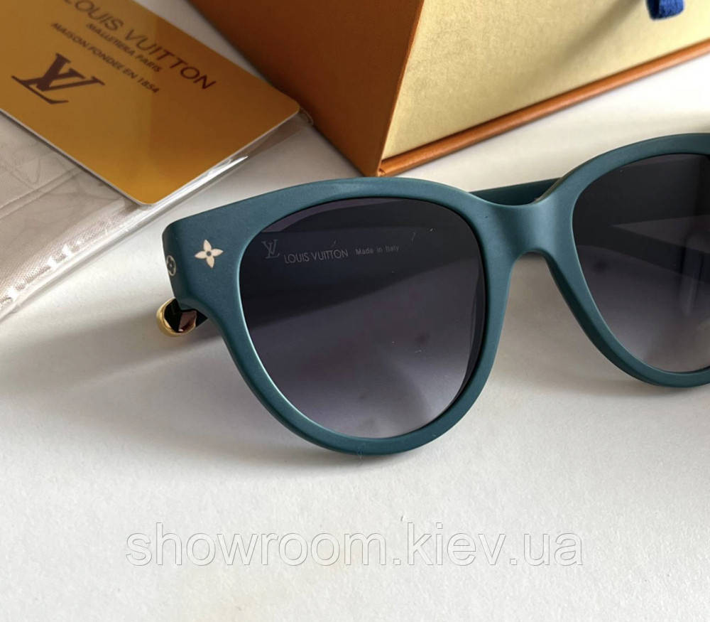 Жіночі сонцезахисні окуляри Lv (1523) green LUX Київ - фото 4