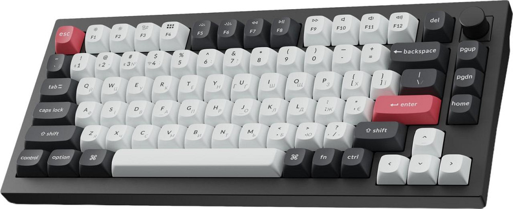 Клавіатура бездротова Keychron Q1 HE Magnetic Switch Black RGB (Q1H-M1-UA) ( 28651 ) Харьков - изображение 4