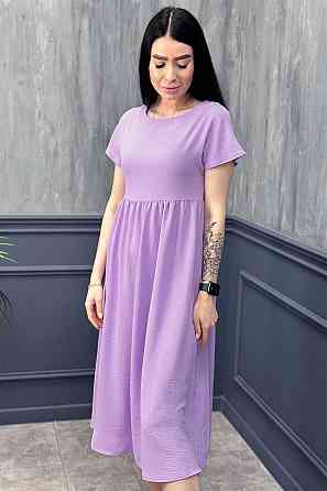 Летнее платье миди свободного кроя Ordinary 46-48, Лавандовый Киев