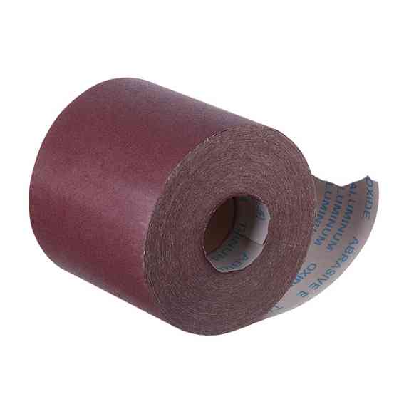 Шкурка шліфувальна, тканинна основа, К100, 200 мм × 50 м INTERTOOL BT-0720 Київ