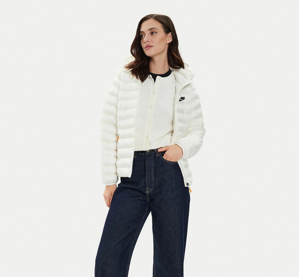 Женская полубатальная демисезонная стеганая куртка Nike Киев - изображение 3