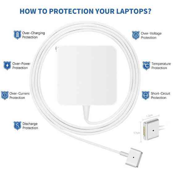 Зарядний пристрій Apple MagSafe 60Вт для MacBook Pro 13" Київ