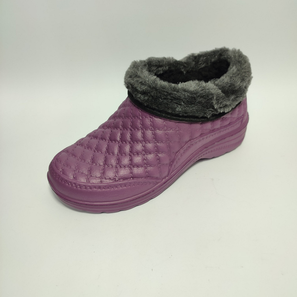 Калоші жіночі KROK Б03 хутро фіолетові Харків - фото 2