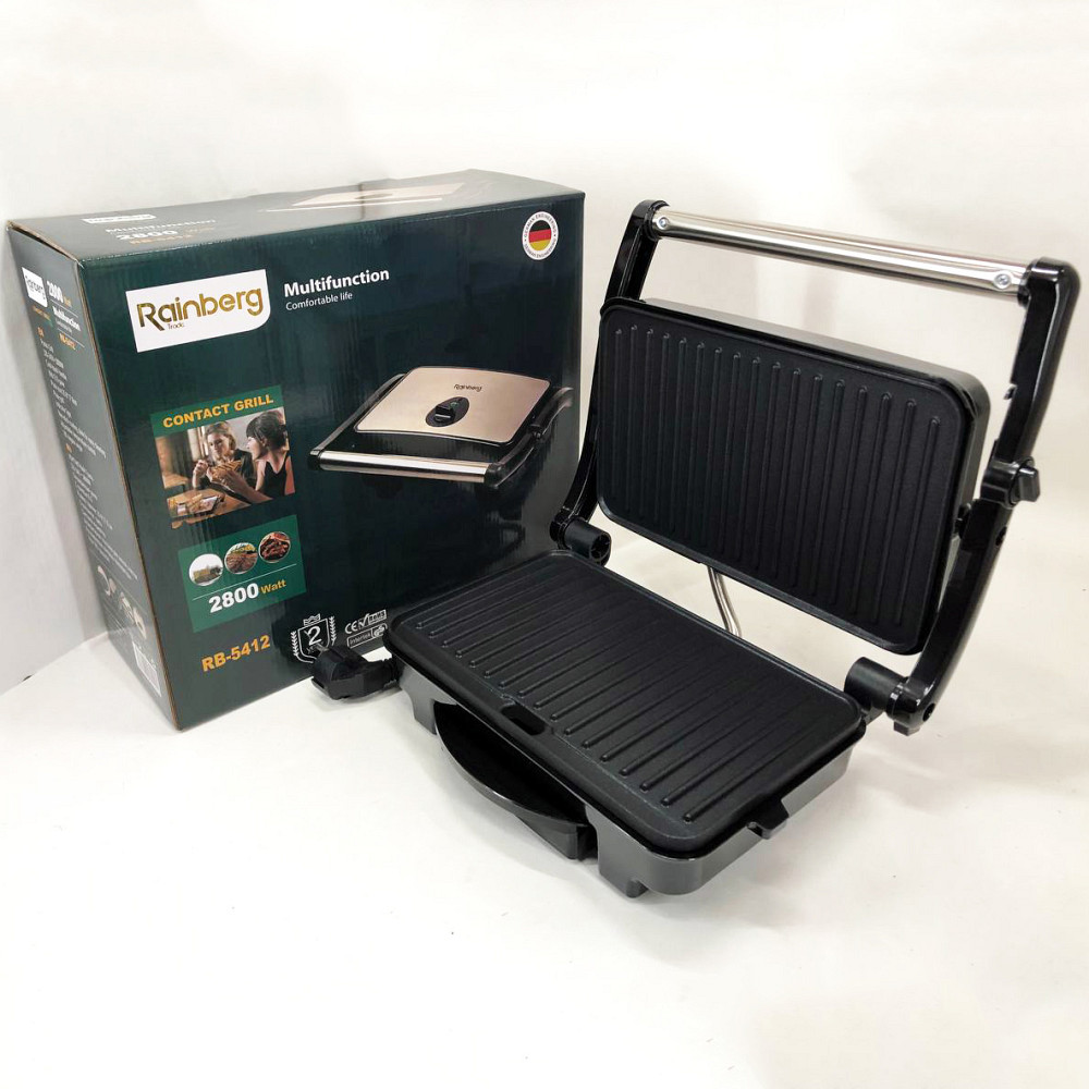 Сендвичница бытовая электрическая, Электрический гриль для мяса, Грильница для стейков LW-60 Львов - изображение 7