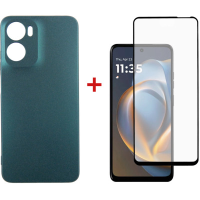 Чохол до мобільного телефона Dengos Motorola G05 Soft + glass (Green) (DG-KM-148) Вінниця - фото 1