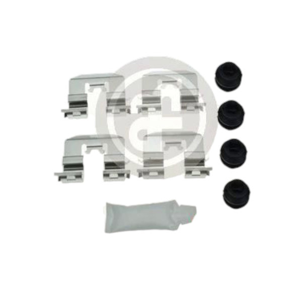 Ремкомплект колодок задних Hyundai Santa Fe (Mando) 06- тормозных Мукачево - изображение 1