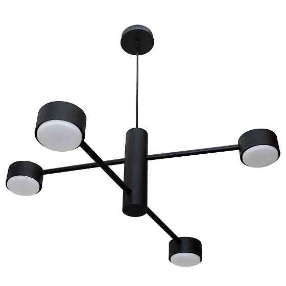 Люстра подвесная MSK Electric Copter на четыре плафона GX53 черная NL 8043-4 BK Одесса