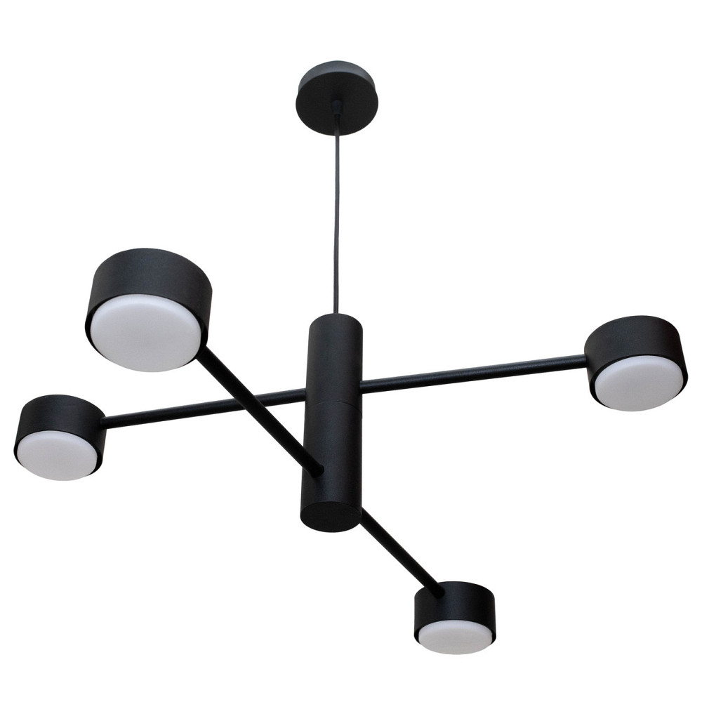 Люстра подвесная MSK Electric Copter на четыре плафона GX53 черная NL 8043-4 BK Одесса - изображение 2