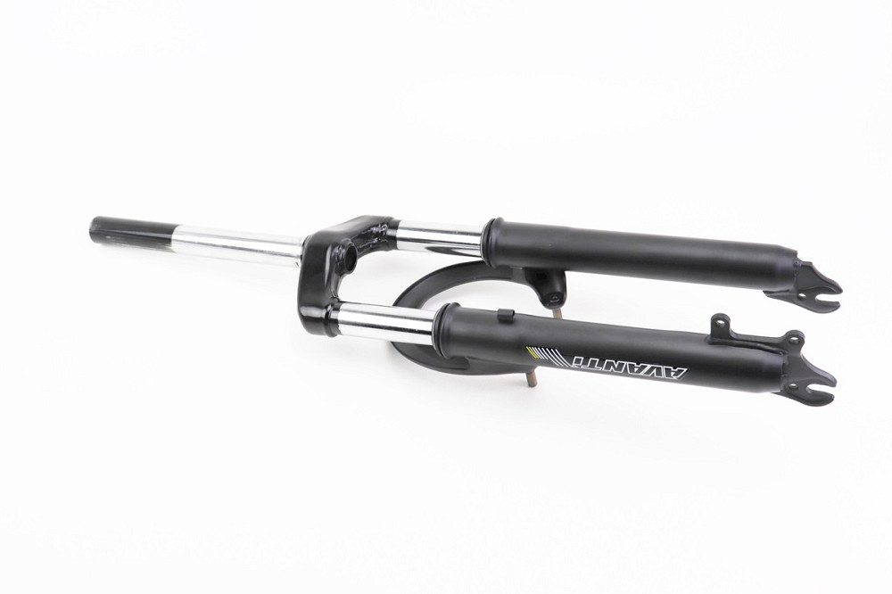 Вилка 24" амортизаційна, без різьби 1-1/8" (28,6мм), шток 240мм, з ходом 50мм, V/Disk-brake, чорна ES-226 Київ - фото 2