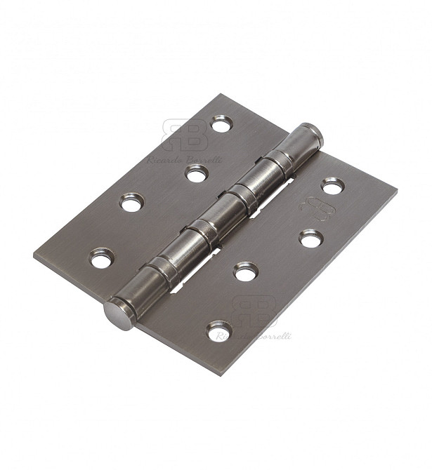 Петля врізна універсальна Ricardo Borelli 100х75х2.5 мм на підшипниках MG матовий графіт Київ - фото 1