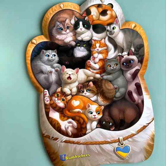 Деревянный пазл-вкладыш 