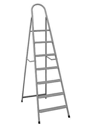 ГОСПОДАР Драбина металева ГОСПОДАР "ІТАЛІЯ" 7 сходинок h 1540 мм max 150 кг 79-1047 Коломия